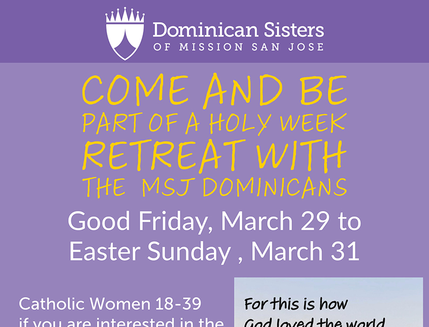 Holy Week Retreat with MSJ Dominicans
