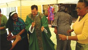 Missionary Father Dermot Roache, S.M.A. lives out his vocation by embracing other cultures. 