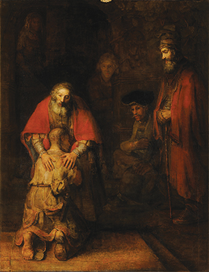 Rembrandt’s The Return of the Prodigal Son (1669).