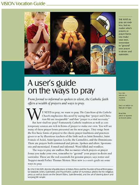 Ways to Pray 1