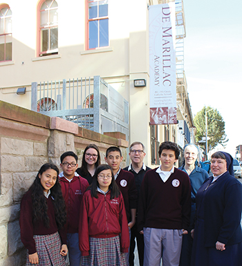 Students at De Marillac Academy