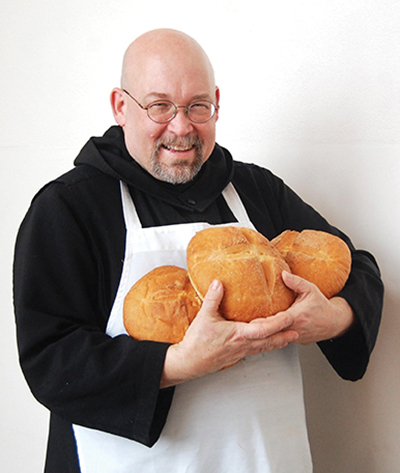 Father Dominic Barramone, O.S.B., a.k.a. “The Bread Monk,” at St. Bede Abbey
