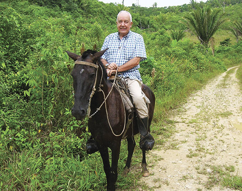 BragottI travels to his flock in rural Guatemala in 2008.