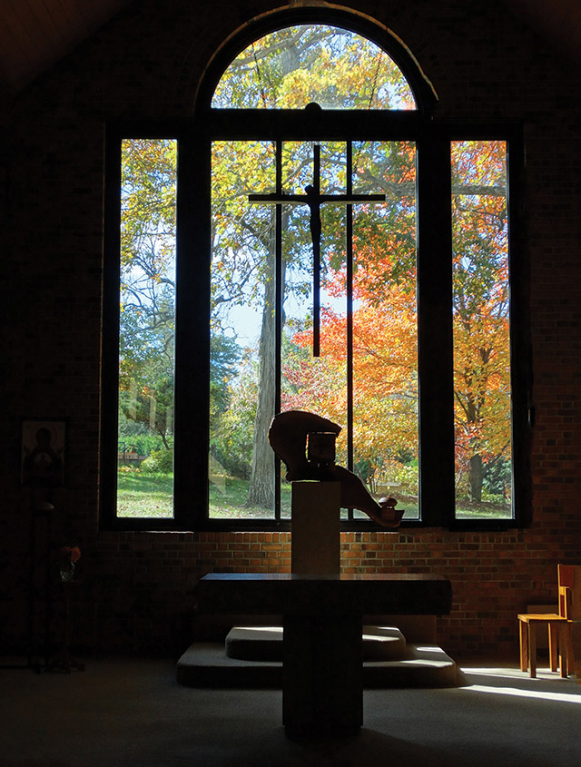 The chapel of Our Lady of the Mississippi Abbey