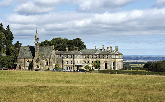 Minsteracres Retreat Centre in northeast England includes historic buildings on a large property with room to roam. 