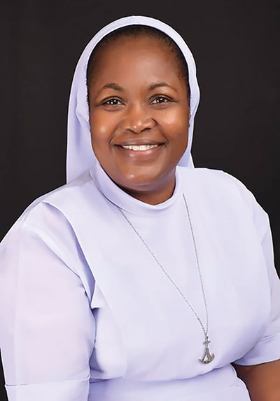 An obstetrician and gynecologist Sister Lucy Hometowu, S.M.M.C.