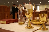 Who invented the sacraments? image