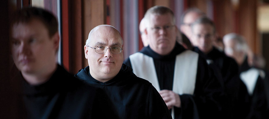 Father Luke Waugh, O.S.B. was in his mid-40s when he joined the Benedictine community of Saint Meinrad Archabbey in Indiana.
