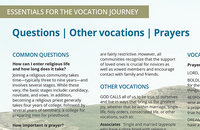 Vocation Basics: Essentials for the vocation journey handout