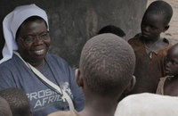 Sister Rosemary Nyirumbe in the documentary "Sewing Hope."